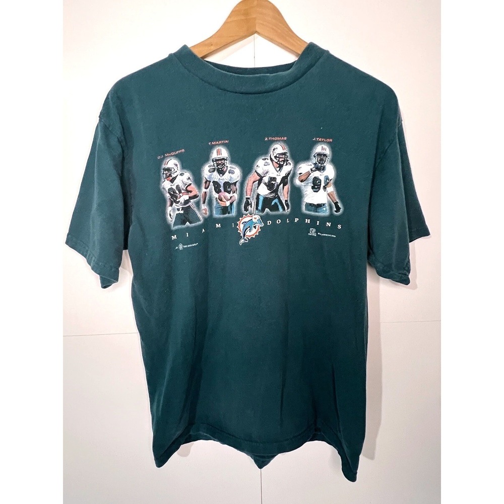Miami Dolphins Joy Athletic T-Shirt Large 2000 Y2K Thomas Taylor Martin McDuffie